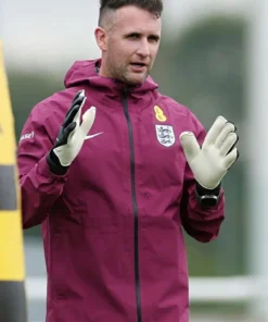 Euro 2024 England Maroon Jacket front