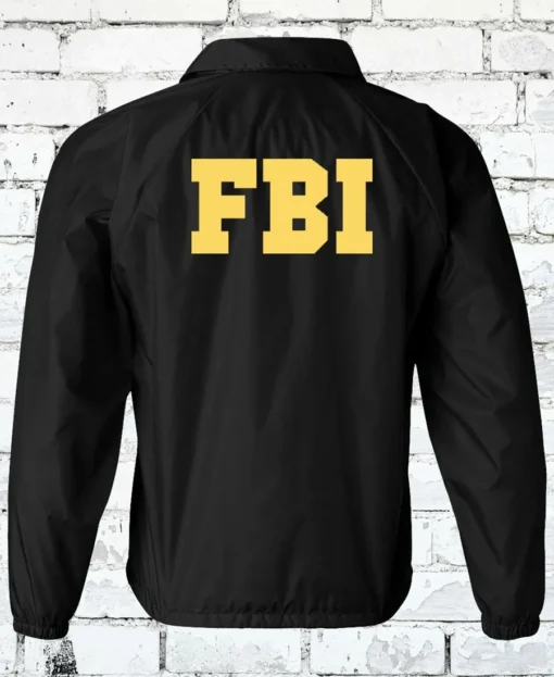 FBI Black Jacket back