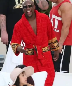 Floyd Mayweather Versace Robe front