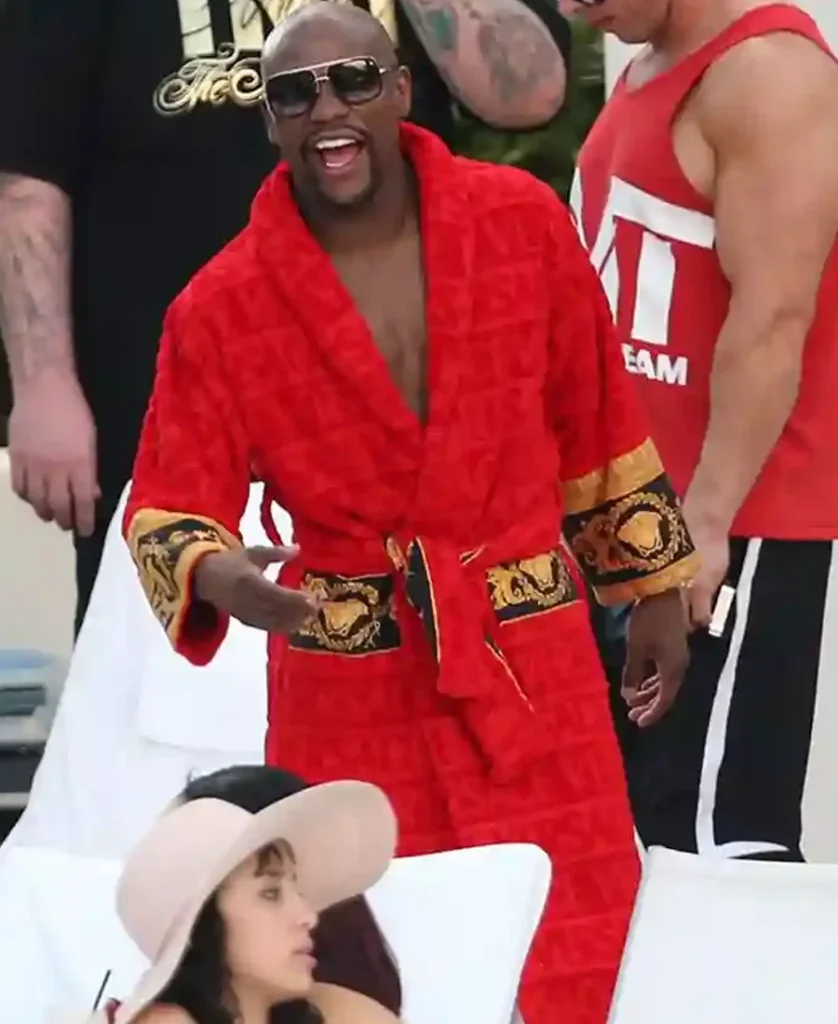 Floyd Mayweather Versace Robe front