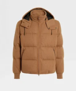 Gabriel Emily in Paris S04 Brown Puffer Jacket front