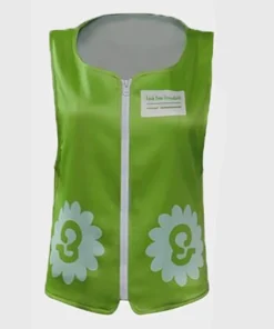 Luck Sam Greenfield Green Halloween Vest front