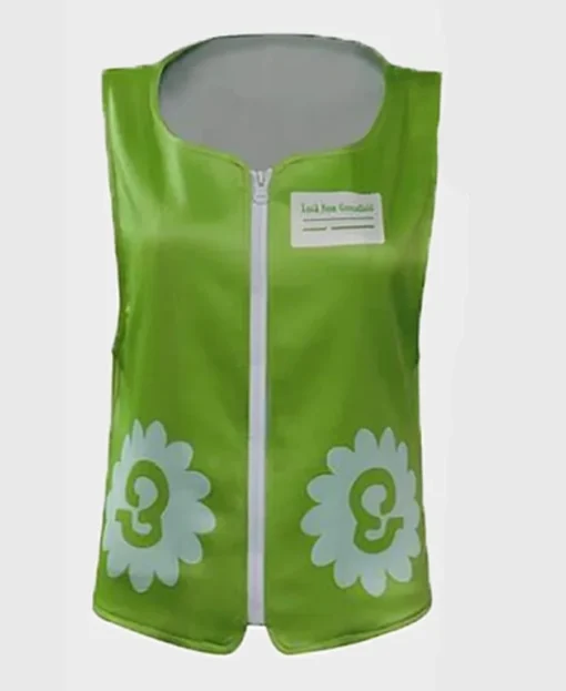 Luck Sam Greenfield Green Halloween Vest front