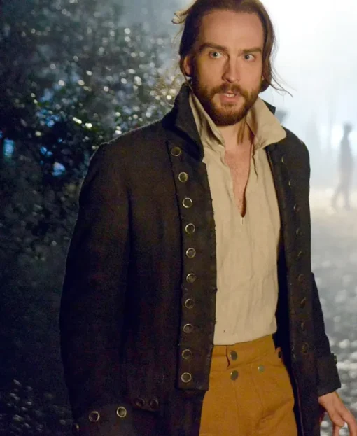 Sleepy Hollow Tom Mison Wool Coat front