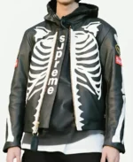 Supreme Vanson Leather Bones Jacket front