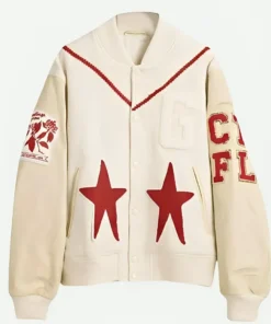 Taylor Swift Gant Blank Canvas Varsity Jacket front