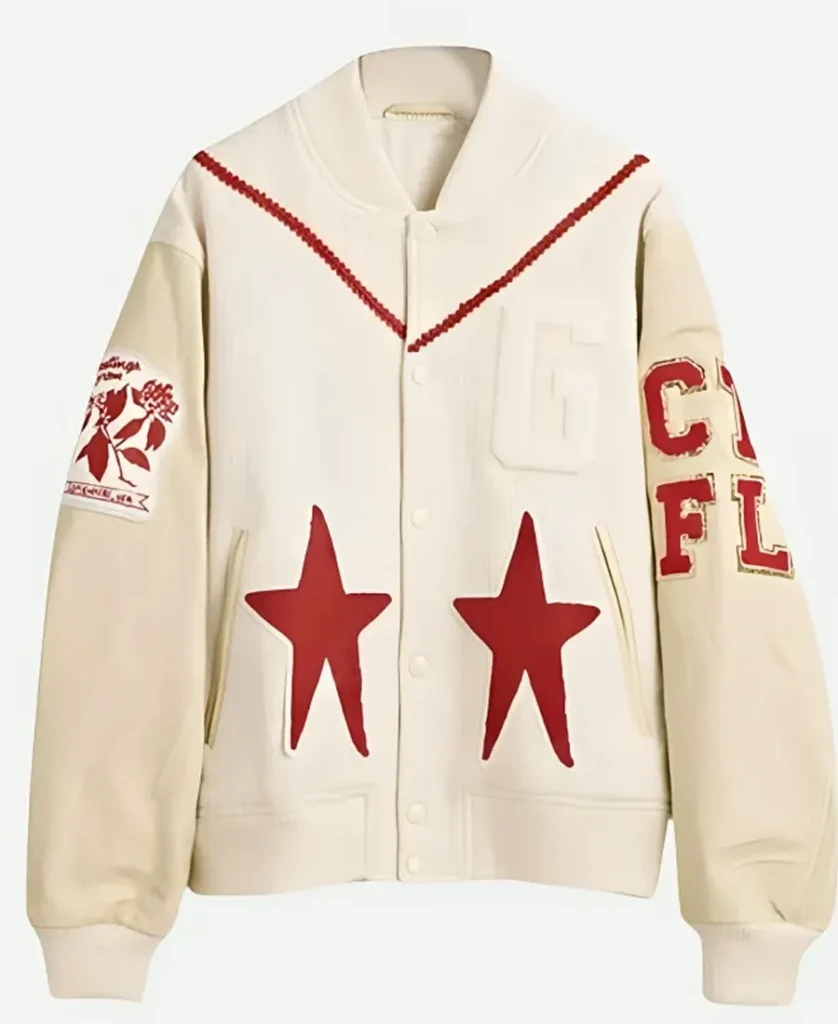 Taylor Swift Gant Blank Canvas Varsity Jacket front