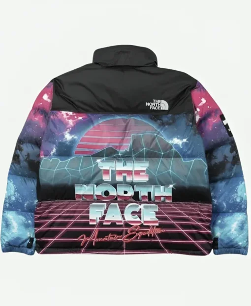 The North Face x INVINCIBLE Printed Nuptse Jacket back