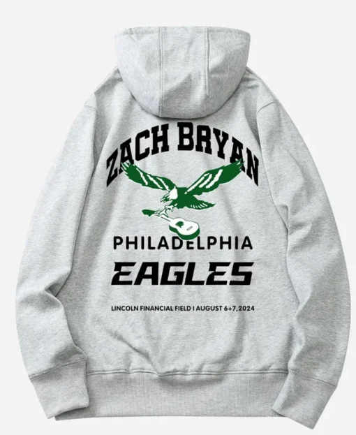 Zach Bryan Eagles Hoodie back