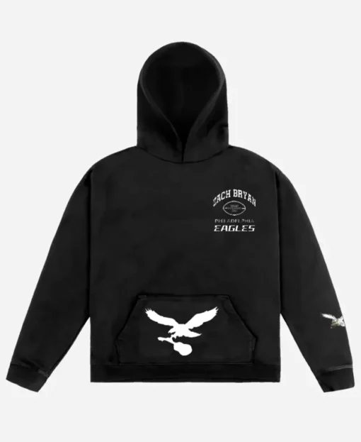 Zach Bryan Philadelphia Eagles Hoodie front