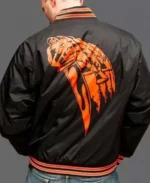 Men’s Halloween 78 Black Bomber Nylon Jacket back