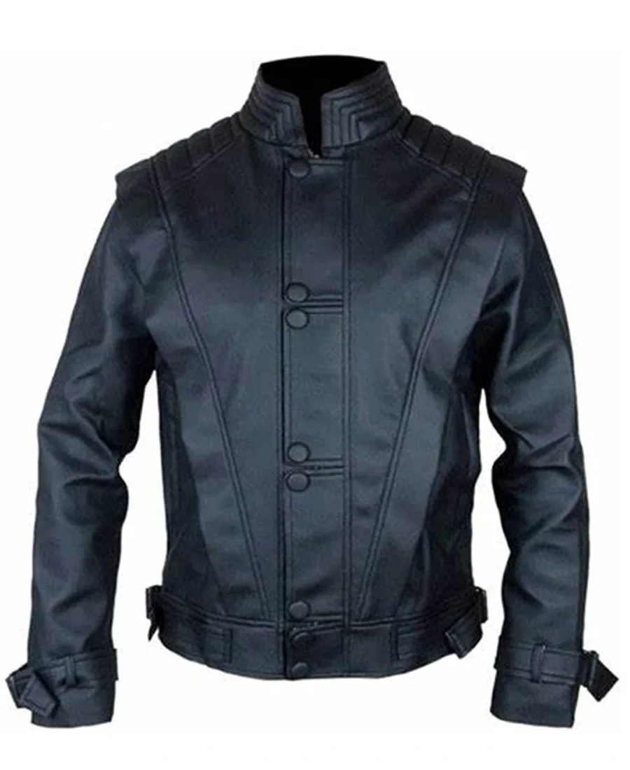 Men’s Halloween Thriller Costume Black Jacket front