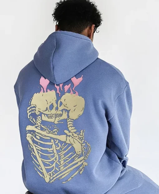 Till Death Do Us Part Spirit Halloween Hoodie Blue back