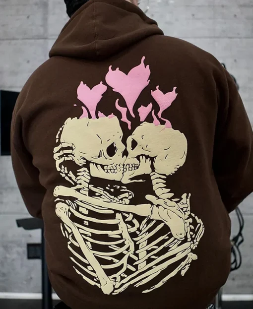 Till Death Do Us Part Spirit Halloween Hoodie brown Black