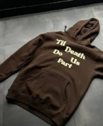 Till Death Do Us Part Spirit Halloween Hoodie brown front