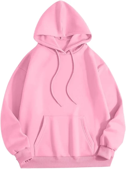 Pink Palm Puff Hoodie