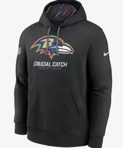 Baltimore Ravens Crucial Catch Black Hoodie