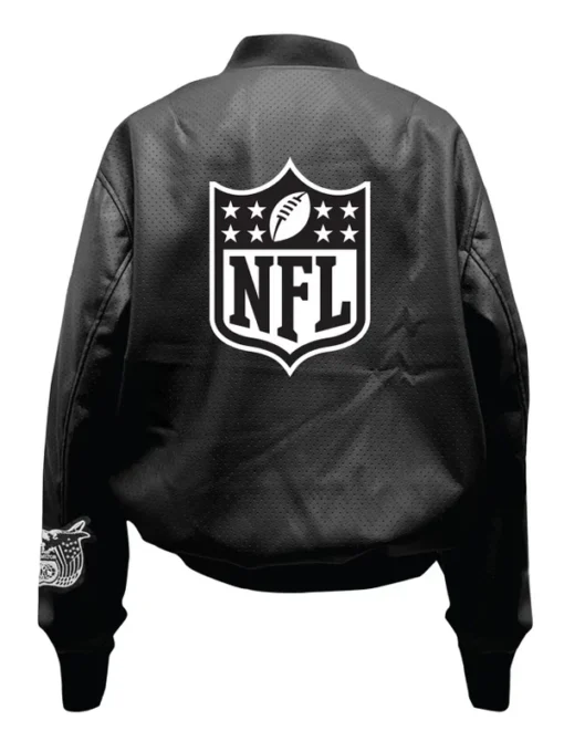 Jeff Hamilton NFL Bomber Leather Jacket On Sale