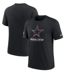 2024 Dallas Black Cowboys Crucial Catch T-Shirt