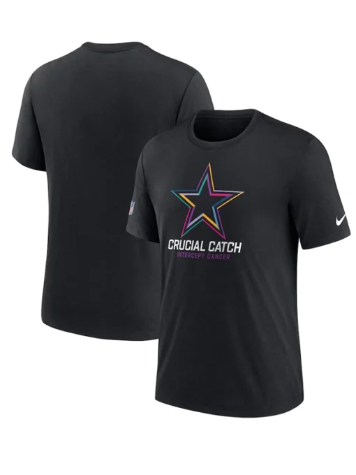 2024 Dallas Black Cowboys Crucial Catch T-Shirt