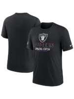 2024 Las Vegas Raiders Crucial Catch Black T-Shirt