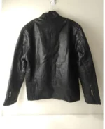 American Breed Black Leather Jacket For Sale