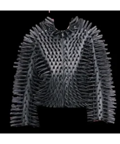 Balenciaga Spiked Black Jacket