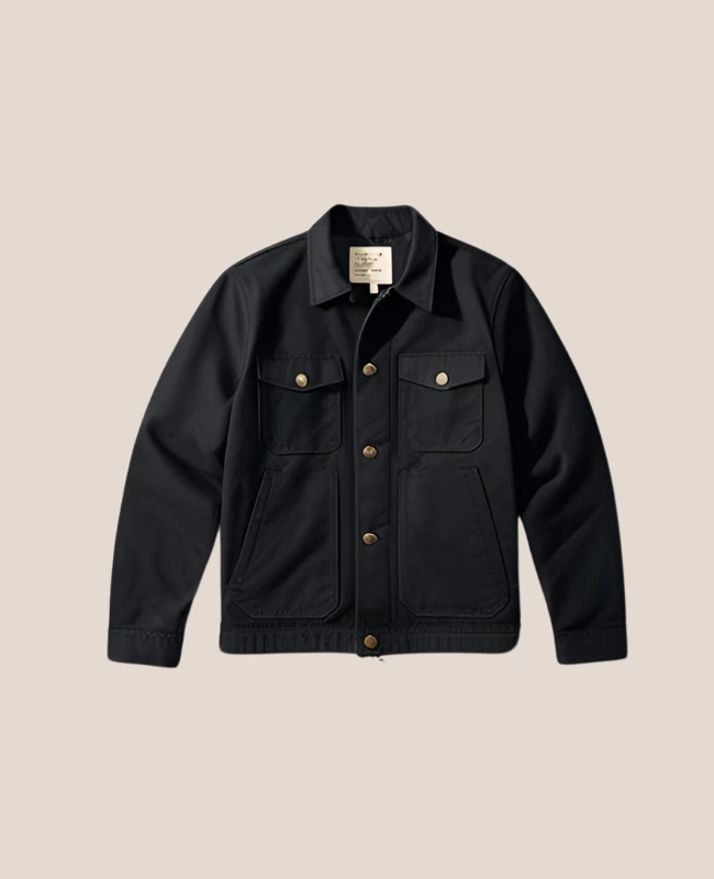 Black Canvas Jacket