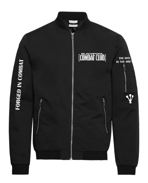 Blackpool Combat Club Bomber Jacket – Black