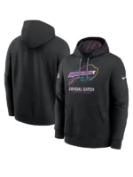 Buffalo Bills Crucial Catch Club Black Hoodie