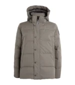 Canada Goose Wyndham Dark Grey Puffer Jacket