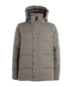 Canada Goose Wyndham Dark Grey Puffer Jacket