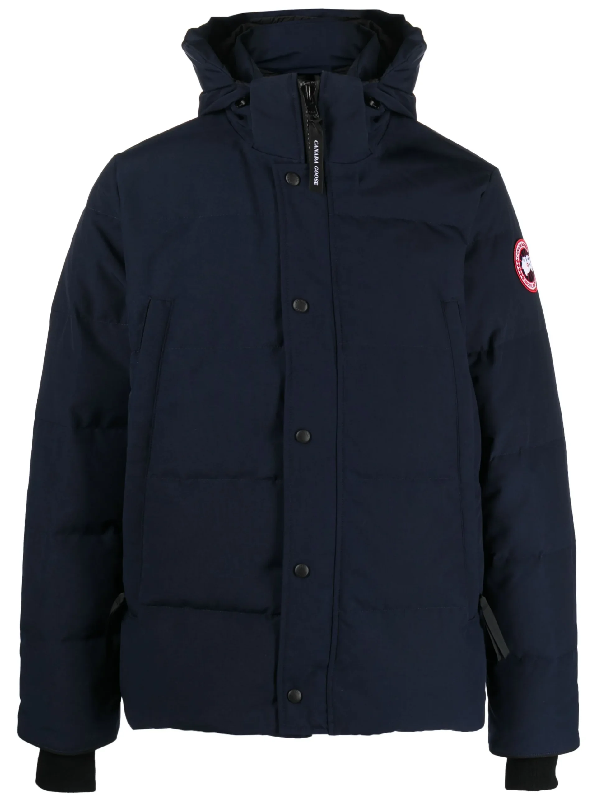 Canada Goose Wyndham Navy Blue Hooded Down Parka