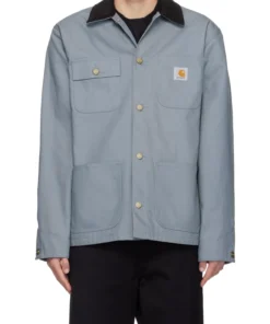 Carhartt Wip Gray Michigan Chore Coat