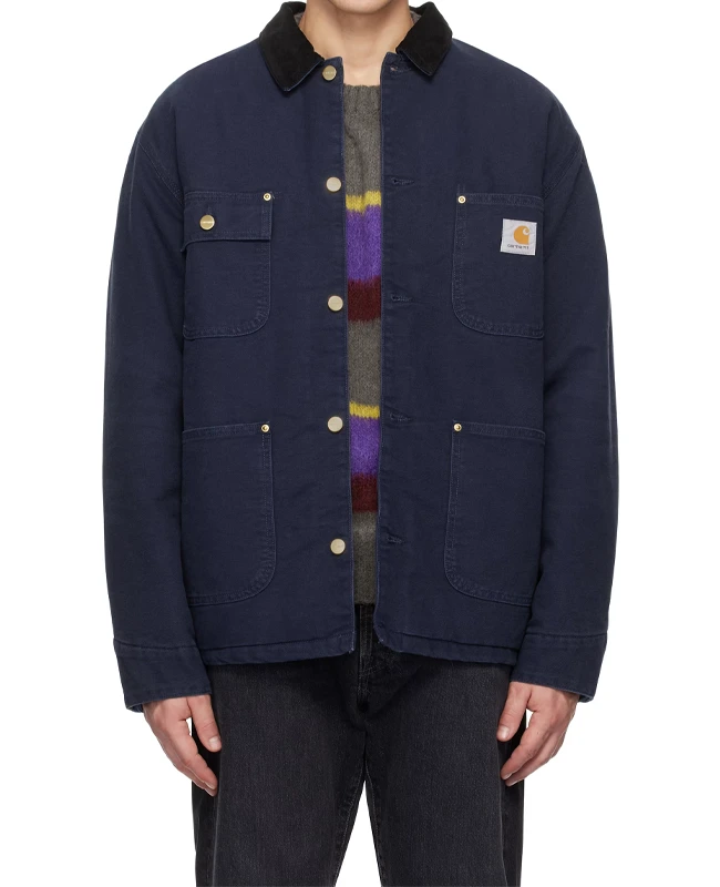 Carhartt Wip Work in Progress Blue Winter OG Chore Jacket