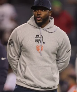 Chicago Bears Be A Change Maker Grey Hoodie