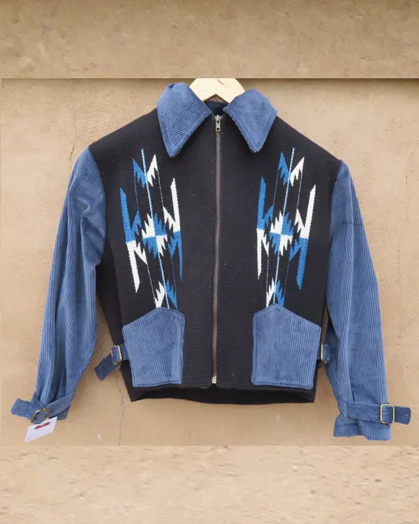 Chimayo Corduroy And Denim Jacket