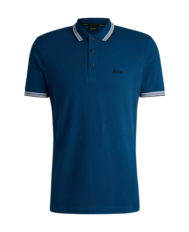 Cotton-piqué Paddy Polo Shirt In Blue