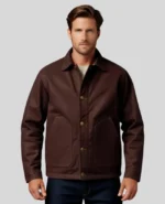 Dark Brown Canvas Jacket