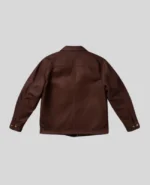 Dark Brown Canvas Jacket For Sale