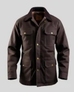 Dark Brown Heavy Duty Canvas Jacket