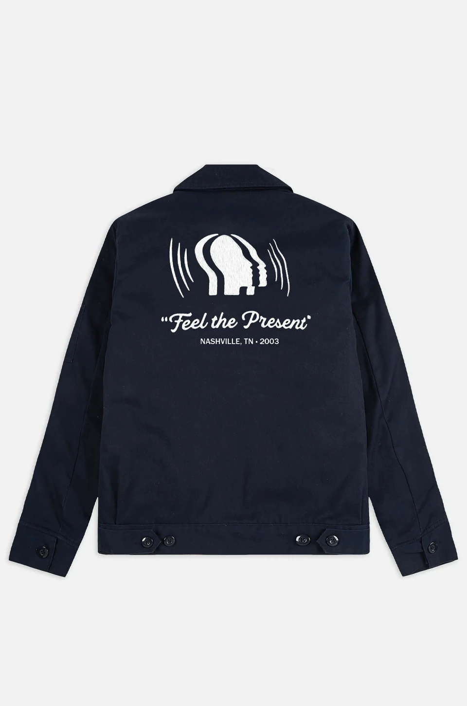 Feel the Present Work Jacket Navy