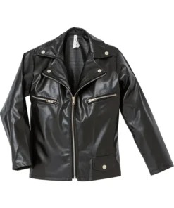 Greaser Boys Studded Black Leather Jacket