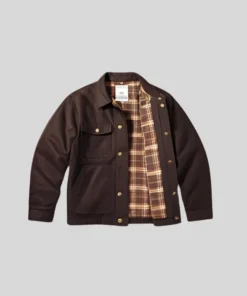 Heavy Duty Dark Brown Canvas Jacket