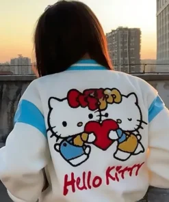 Hello Kitty Wool Letterman Jacket