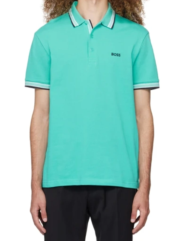 Hugo Boss Paddy Curved Polo Shirt For Men