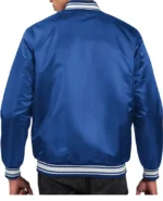 Indianapolis Colts Locker Room Full-Snap Varsity Satin Jacket