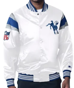 Indianapolis Colts Midweight Satin Jacket