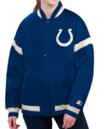 Indianapolis Colts Tournament Royal Satin Jacket