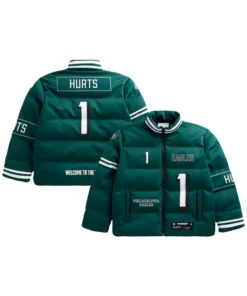 Jalen Hurts Philadelphia Eagles Player Puffer Jacket Off Season